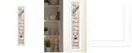 Trendy Decor 4U Kitchen Is The Heart of The Home by Millwork Engineering, Ready to hang Framed Print, White Frame, 7" x 32"